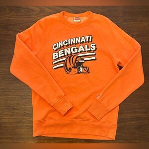 HOMAGE Orange Cincinnati Bengals Crewneck Sweater
